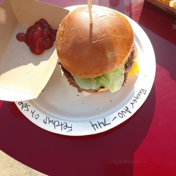 Chicana - thankfully I thought to ask for ketchup in advance but they put too small amount. Too small of portions is often a problem at festivals. - Vegan Near Me - Fullerton, California