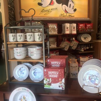 Disney Showcase - Christmas plates! - Fashion Near Me - Anaheim, California