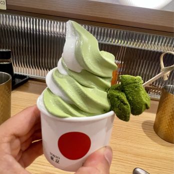 Tendon Kohaku - Matcha -Vanilla Swirl with Warabimochi - Japanese Near Me - Bellevue, Washington