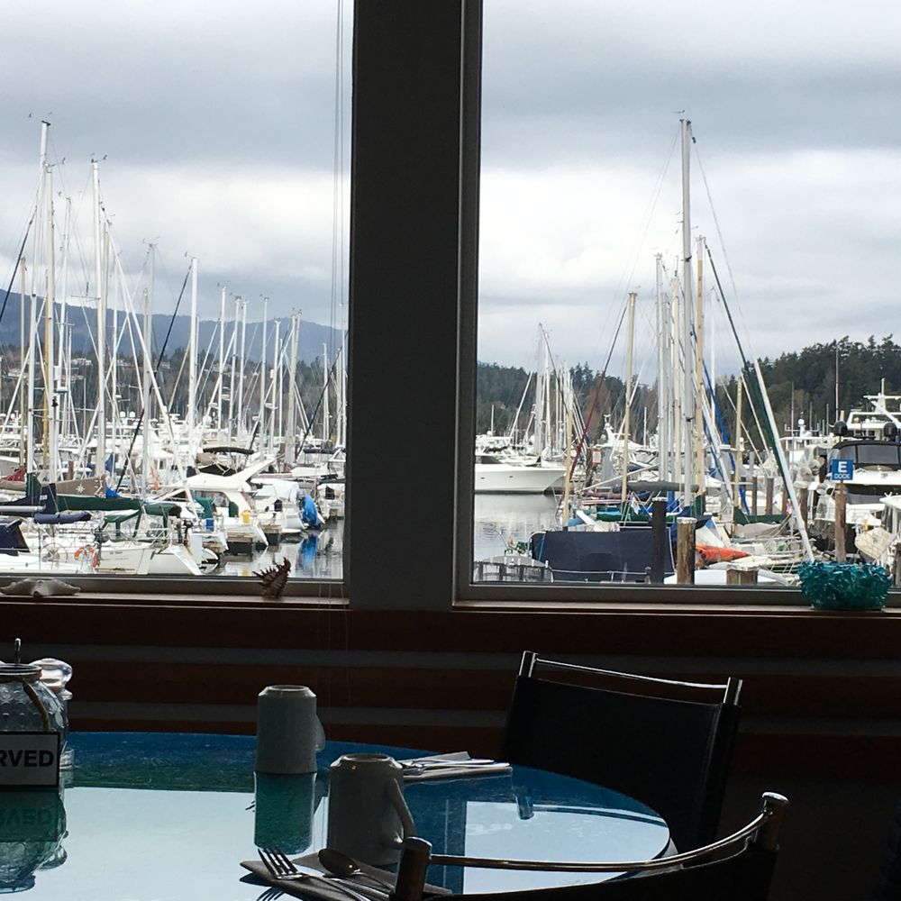 View of the marina from the Sea Glass windows. View of the marina from the Sea Glass windows.