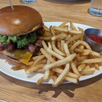 Earls Kitchen + Bar - Bacon cheddar burger with fries - Cocktail Bars Near Me - Denver, Colorado Earls Kitchen + Bar - Bacon cheddar burger with fries - Cocktail Bars Near Me - Denver, Colorado