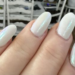 Nails & Spa - Nails two weeks prior!  My real nails! Uggh....