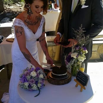 Rose Petals Florist - Cutting the cake - Florists Near Me - Stateline, Nevada