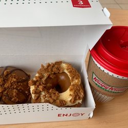 Krispy Kreme - Always a good combo! Coffee+Donuts