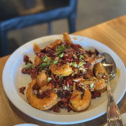Hot Pepper Prawns