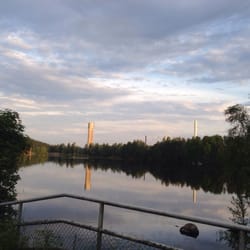 Vanha Mylly - Terassilta näkymä järvelle