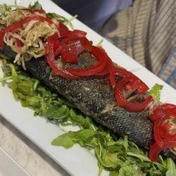 Bellos Lounge & Restaurant - Full Grilled Branzino