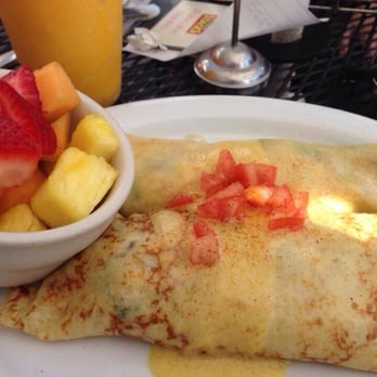 Stacks Pancake House - Garden crepe my husband ordered - Breakfast & Brunch Near Me - Dana Point, California