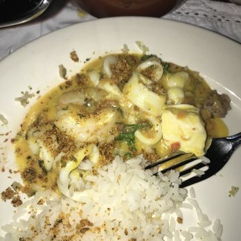 Casa Restaurant - My fish in the plate mixed with the rice and the dust thing sooooo good!! 10/10 - Brazilian Near Me - New York, New York