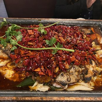 Xun Yu Si Kao - Bass with hot/szechuan sauce! - Seafood Near Me - Philadelphia, Pennsylvania Xun Yu Si Kao - Bass with hot/szechuan sauce! - Seafood Near Me - Philadelphia, Pennsylvania