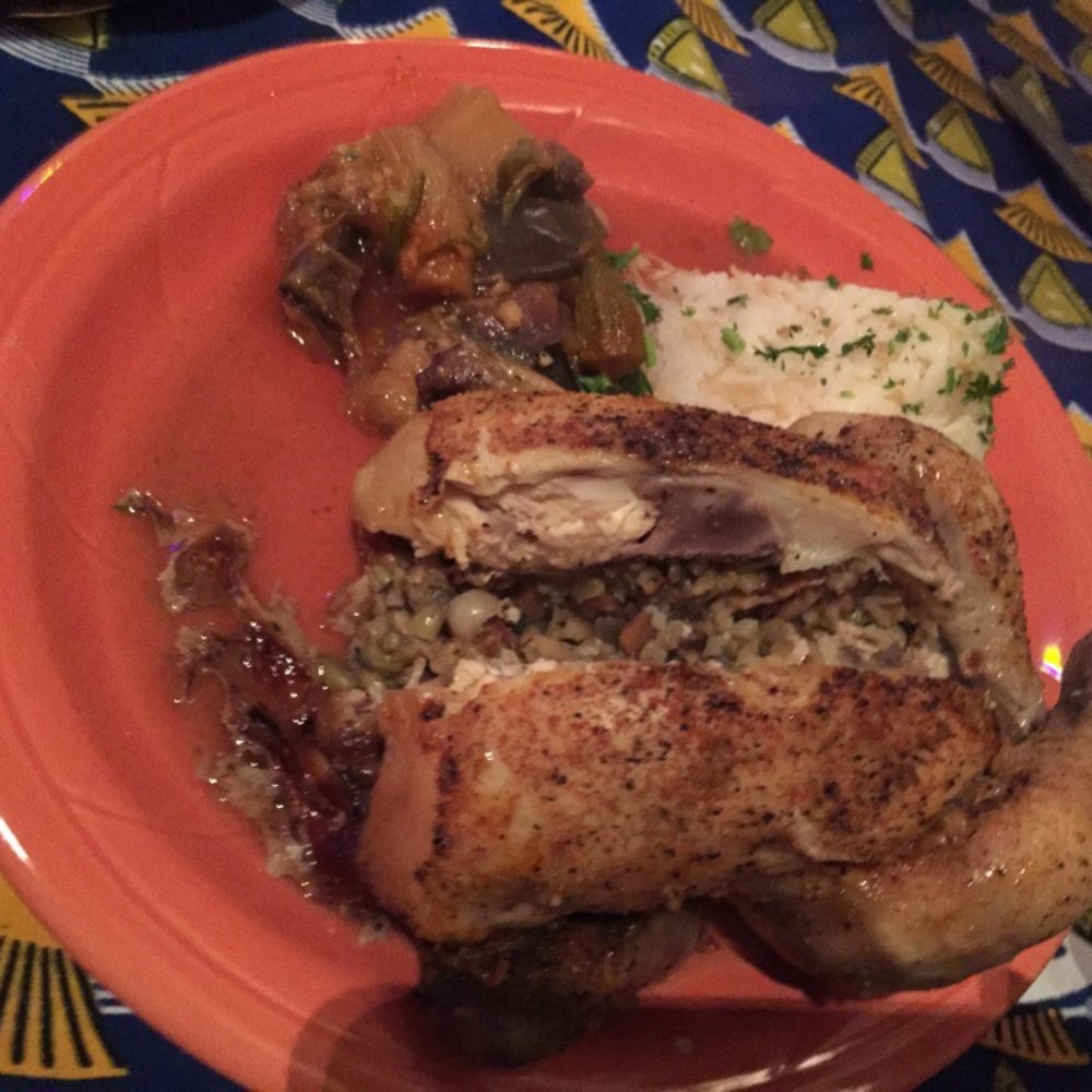 Al Masri - Special of the day: Cornish Game Hen stuffed with Green Wheat. $21 - Egyptian Near Me - San Francisco, California Al Masri - Special of the day: Cornish Game Hen stuffed with Green Wheat. $21 - Egyptian Near Me - San Francisco, California