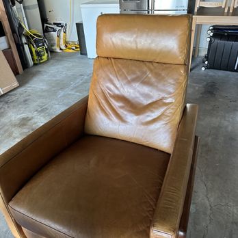Leather Doctor - Recliner after refurbishing - Furniture Reupholstery Near Me