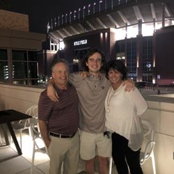 Horseshoe Bay Dental - Dr Sopel and family at Texas A&M football game