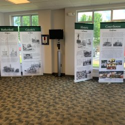 Rutherford County Archive - Lobby exhibit.