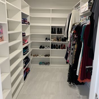 Closets by Emilio - Woman's closet... and the organization is just getting started!!!! - Cabinetry Near Me Closets by Emilio - Woman's closet... and the organization is just getting started!!!! - Cabinetry Near Me