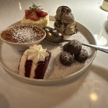J Carver’s - Grand dessert tasting- WOW! - Steakhouses Near Me - Austin, Texas