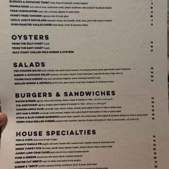 The General Public - Menu - New American Near Me - Houston, Texas The General Public - Menu - New American Near Me - Houston, Texas