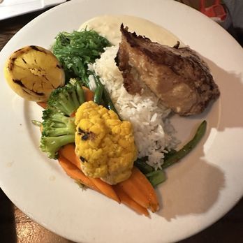 Kona Steak and Seafood - Misoyaki Seabass (4 stars) - Seafood Near Me - Monterey, California Kona Steak and Seafood - Misoyaki Seabass (4 stars) - Seafood Near Me - Monterey, California