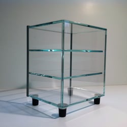 Glaserei Dikel - Bps. für UV Verklebung. Hier Muffinvitrine