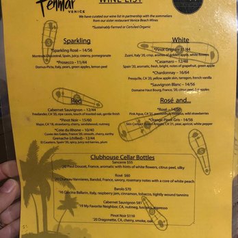The Penmar - Menu - American Near Me - Venice, California