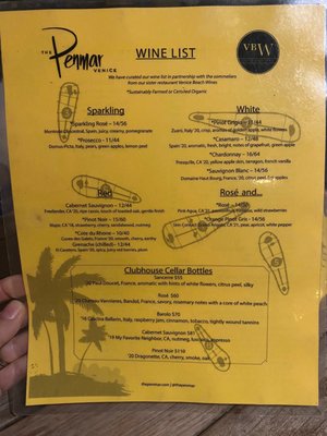 Menu photo 6 The Penmar Venice, CA