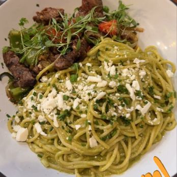Gina's Kitchen +Catering - Steak with pasta!!! Delicious! - Breakfast & Brunch Near Me - Rancho Cucamonga, California Gina's Kitchen +Catering - Steak with pasta!!! Delicious! - Breakfast & Brunch Near Me - Rancho Cucamonga, California