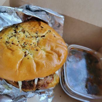 Frazie's Meat & Market - The Hoss (pulled pork, coleslaw - omitted the pimento cheese) with a side of collard greens - Butcher Near Me - Atlanta, Georgia