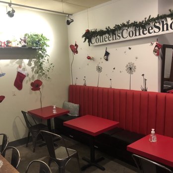 Colleen's Coffee Shop - red booths and tables - Coffee & Tea Near Me - Santa Rosa, California Colleen's Coffee Shop - red booths and tables - Coffee & Tea Near Me - Santa Rosa, California