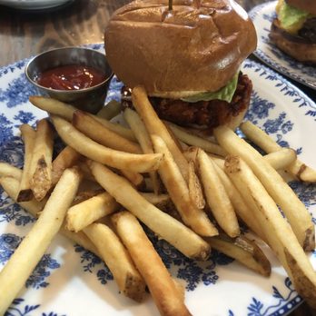 The Atlantic - Nashville hot chicken sandwich (8/10) - Seafood Near Me - Virginia Beach, Virginia The Atlantic - Nashville hot chicken sandwich (8/10) - Seafood Near Me - Virginia Beach, Virginia