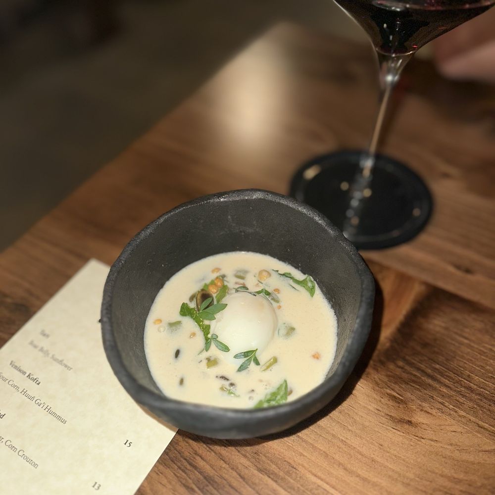 Ursa - Wild Rue - Quail Egg, Palo Verde, Puffed Grains - Desserts Near Me - Tucson, Arizona
