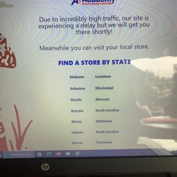 Academy Sports + Outdoors - Why do you hold a Black Friday sale when your website can't even keep up!