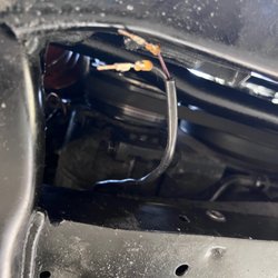 Perfection Automotive & Detail - This is the picture of the AC wires ( there was no reason to be messing with the AC.
