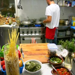 Ostello Tramonti - Head chief in the kitchen