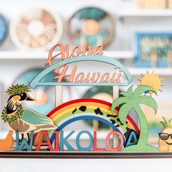 CocoNene - Kings’ Shops at Waikoloa Beach - Custom Longboard Letters set. Visit the store to create your own. Makes a great vacation souvenir or gift to commemorate your island vacay!