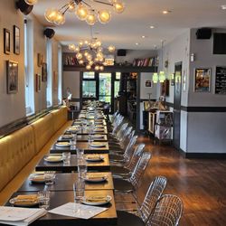 Inside dining area