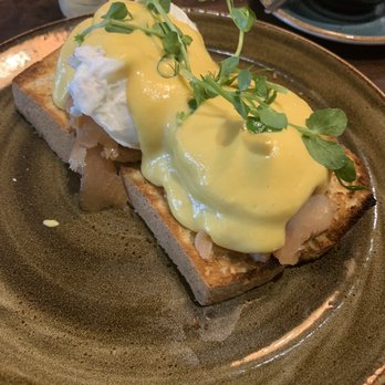 The Old School House - Eggs Benedict on my 2nd visit. - Mediterranean Near Me - Rostrevor