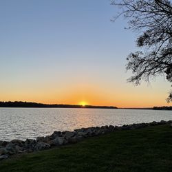 Walleye Park - Sunset over Lake Cypress Springs