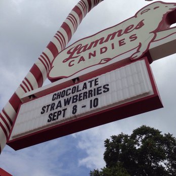 Lammes Candies - An iconic sign in an automotive-heavy area - Candy Stores Near Me - Austin, Texas