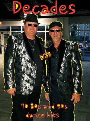 Decades interacted DJs 70s 80s and '90s club dance hits.