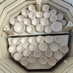 Dewey Dabbles In Art - Loading the kiln