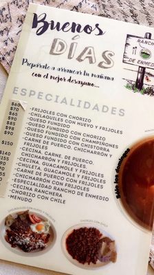Menu photo 2 Rancho de Enmedio Dolores Hidalgo, GUA