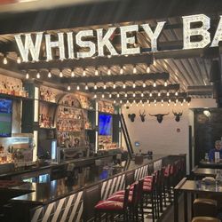 The bar is way in the back and is worthy of being at the front of shop. Well appointed.