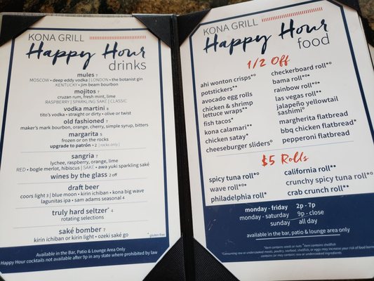 Menu photo 5 Kona Grill - Boise Meridian, ID Menu photo 5 Kona Grill - Boise Meridian, ID