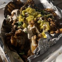 Tacomiendo - Party fries with Al pastor