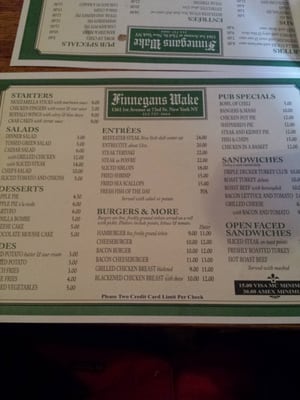 Menu photo 7 Finnegan's Wake New York, NY Menu photo 7 Finnegan's Wake New York, NY