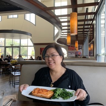 California Pizza Kitchen - my out-of-this-world pretty auntie and her Salmon and Double Spinach - Pizza Near Me - Pasadena, California California Pizza Kitchen - my out-of-this-world pretty auntie and her Salmon and Double Spinach - Pizza Near Me - Pasadena, California