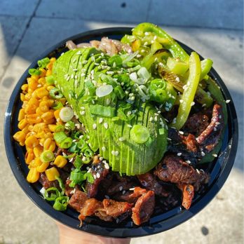 Blazed N Glazed Asian Grill - OTM purple rice bowl - Asian Fusion Near Me - Los Angeles, California