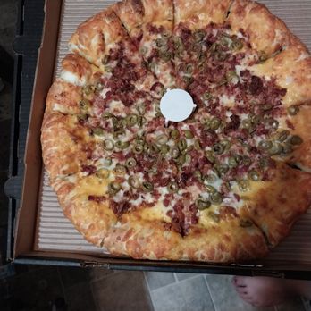 Pizza Guys - Another photo of bacon green olive stuffed crust - Pizza Near Me - Las Vegas, Nevada Pizza Guys - Another photo of bacon green olive stuffed crust - Pizza Near Me - Las Vegas, Nevada