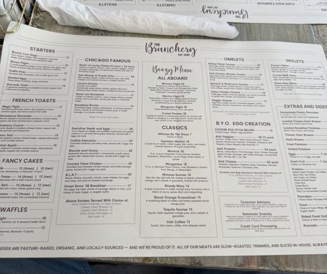 Menu photo 1 The Brunchery Chicago, IL Menu photo 1 The Brunchery Chicago, IL