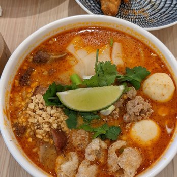 When In Bangkok - Tom yum noodle soup - Thai Near Me - Flushing, New York When In Bangkok - Tom yum noodle soup - Thai Near Me - Flushing, New York